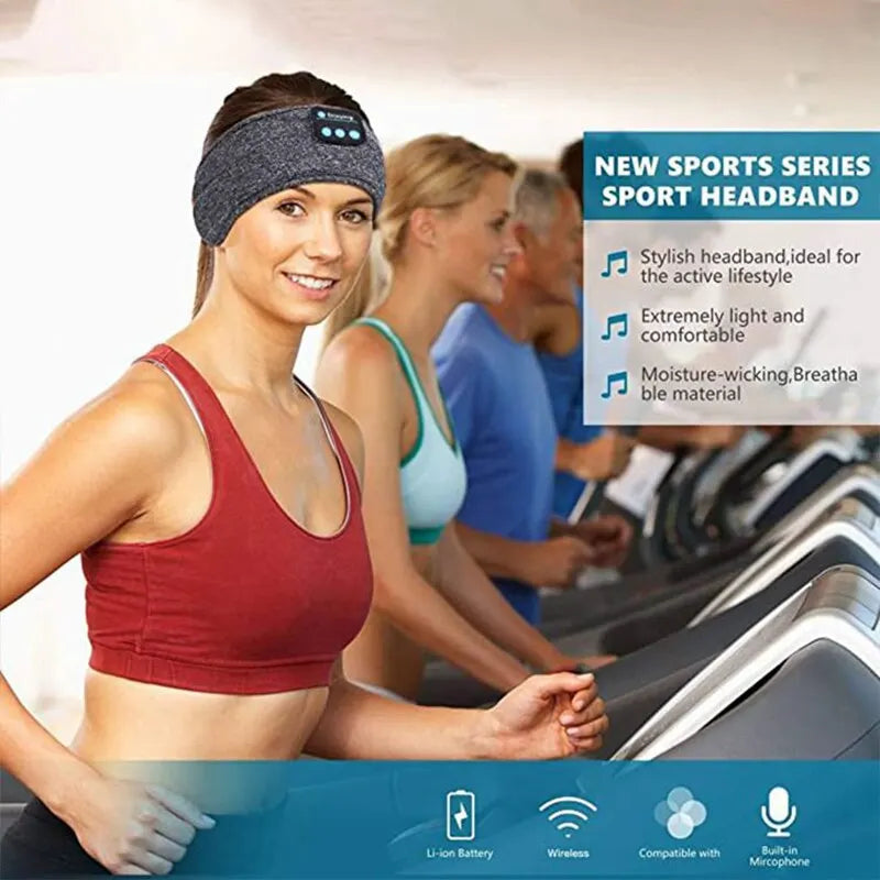 Bluetooth Headband Earphones with Active Noise Cancellation